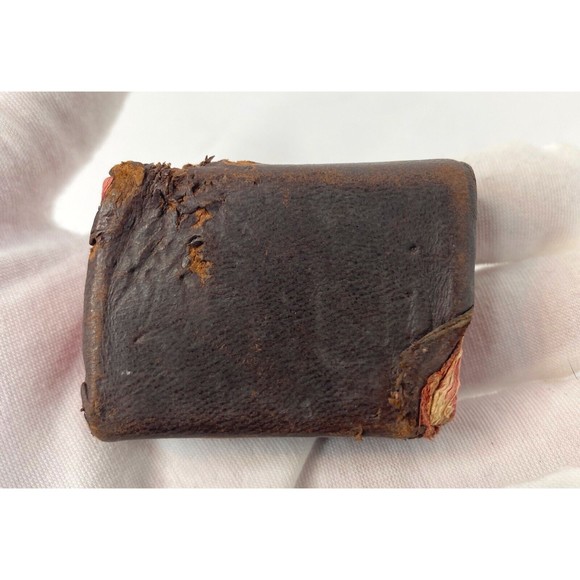 Vintage Miniature Webster's Dictionary Leather, 1800 Words, Miniature Dictionary - Picture 3 of 16